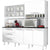 Mueble de Cocina Zanzini Mega 7800603 Blanco