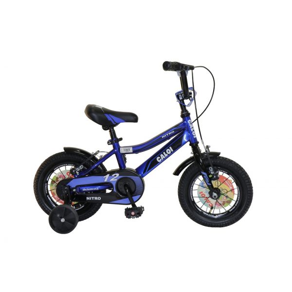 Bicicleta Caloi Nitro 12'' Azul 4101724A para niños de a años